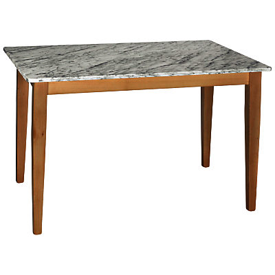 HND Katrina 6 Seater Rectangular Dining Table, Carrara